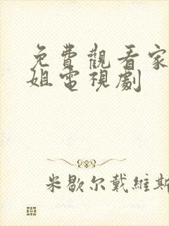 免费观看家有大姐电视剧