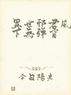 异世邪君风凌天下无弹窗