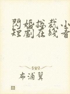 闪婚总裁小娇妻短剧在线看免费