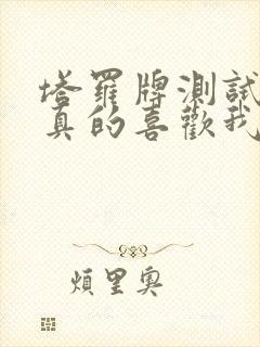 塔罗牌测试他是真的喜欢我吗封面