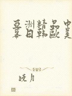 亚洲精品中文字幕日韩欧美