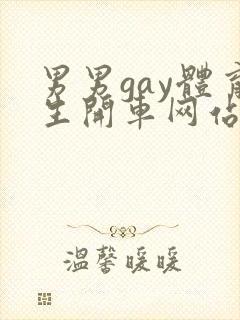 男男gay体育生开车网站封面