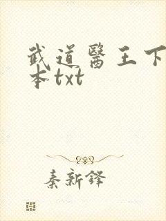武道医王下载全本txt