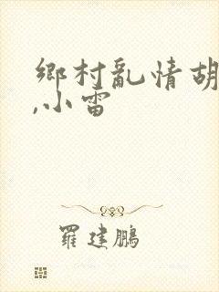 乡村乱情胡秀英,小雷