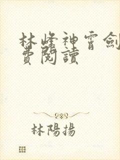 林峰神霄剑宗免费阅读