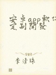 安卓app软件定制开发