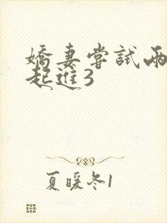 娇妻尝试两根一起进3封面