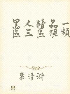 黑人精品一区二区三区视频封面