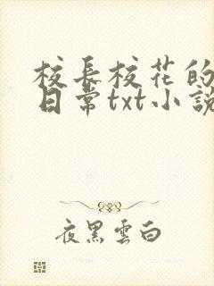 校长校花的被擒日常txt小说