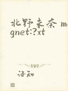 北野未奈 magnet:?xt