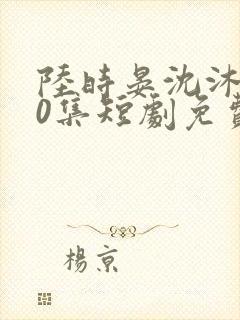 陆时晏沈沐100集短剧免费观看封面