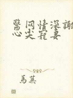 医网情深谢少的心尖宠妻封面