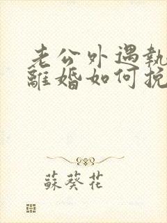 老公外遇执意要离婚如何挽回