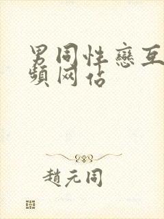 男同性恋互艹视频网站