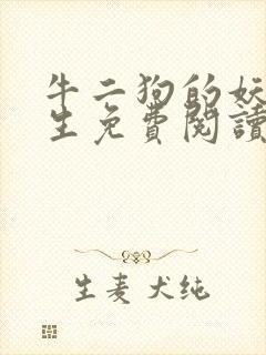 牛二狗的妖孽人生免费阅读封面