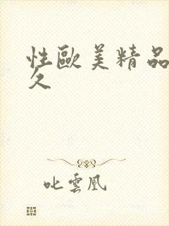 性欧美精品久久久