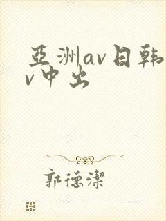 亚洲av日韩av中出