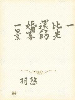 一婚还比一婚高晨雾的光