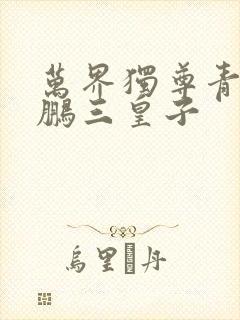 万界独尊青天神鹏三皇子