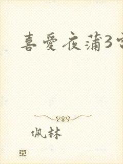 喜爱夜蒲3电影封面