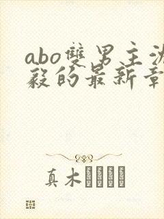 abo双男主沈毅的最新章节更新时间