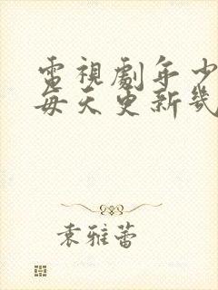 电视剧年少有为每天更新几集