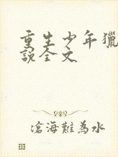 重生少年猎美小说全文封面