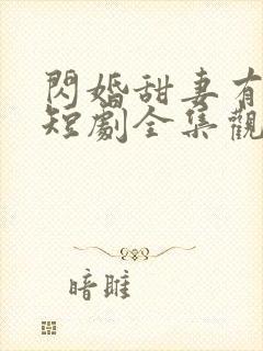 闪婚甜妻有点野短剧全集观看