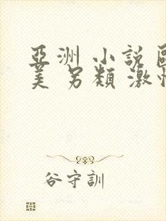 亚洲 小说 欧美 另类 激情