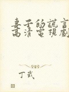 妻子的谎言免费高清电视剧