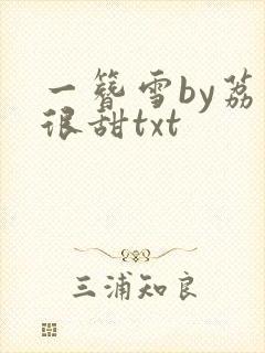 一簪雪by荔枝很甜txt