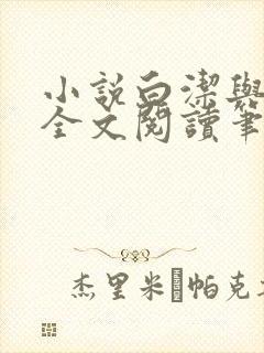 小说白洁与高义全文阅读笔趣阁