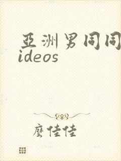 亚洲男同同性videos