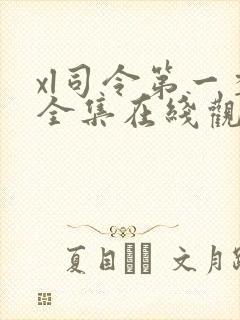 xl司令第一季全集在线观看完整版真人