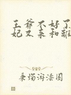 王爷不好了,王妃又来和离了小说