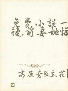 免费小说一离婚后,前妻她悔不当初