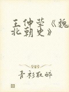 王仲荦《魏晋南北朝史》