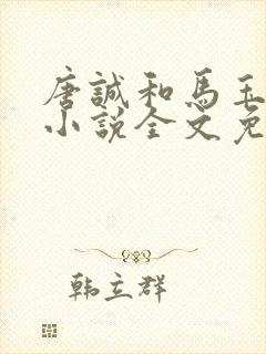 唐诚和马玉婷的小说全文免费封面