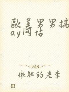 欧美男男搞基gay网站