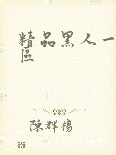 精品黑人一区二区封面