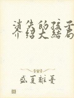 消失的孩子剧情介绍大结局