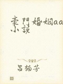 豪门婚姻aa制小说