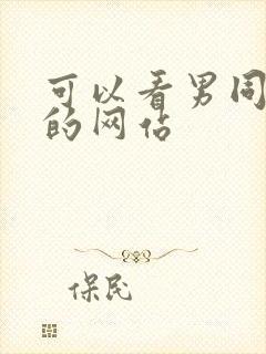 可以看男同搞基的网站封面