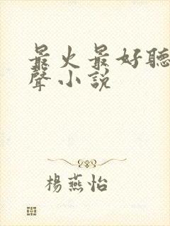 最火最好听的有声小说封面