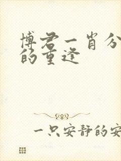 博君一肖分手后的重逢封面