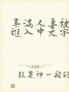 丰满人妻被猛烈进入中文字幕四川