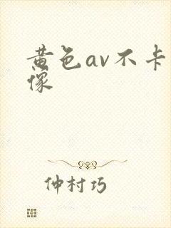 黄色av不卡录像