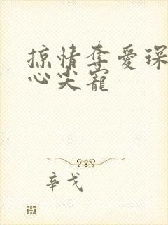 掠情夺爱琛少的心尖宠