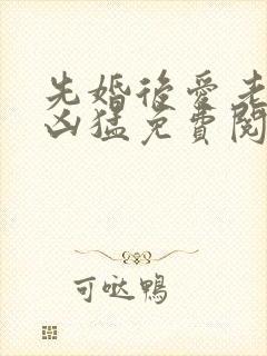 先婚后爱老公很凶猛免费阅读全文