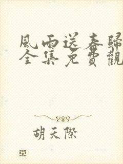 风雨送春归在线全集免费观看电视剧